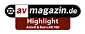 AK100 Review im avmagazin 04/2013